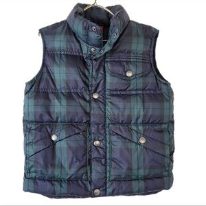 Lands ends plaid vest